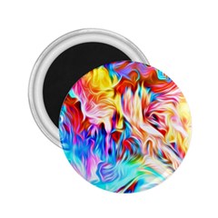 Background Drips Fluid Colorful 2 25  Magnets by Sapixe