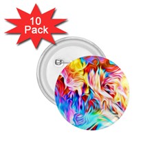 Background Drips Fluid Colorful 1 75  Buttons (10 Pack) by Sapixe