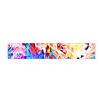 Background Drips Fluid Colorful Flano Scarf (Mini) Back