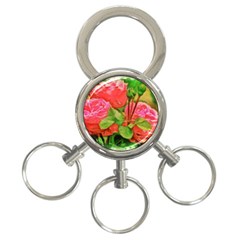 Figure Watercolor Art Nature 3-ring Key Chains by Sapixe