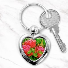 Figure Watercolor Art Nature Key Chains (heart)  by Sapixe