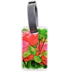 Figure Watercolor Art Nature Luggage Tags (two Sides) by Sapixe