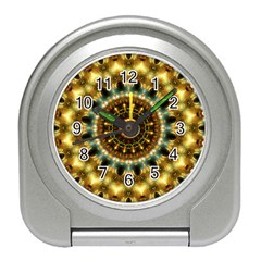 Pattern Abstract Background Art Travel Alarm Clock