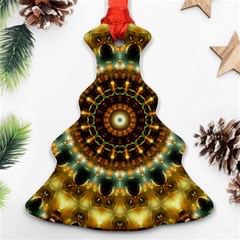 Pattern Abstract Background Art Ornament (christmas Tree)  by Sapixe