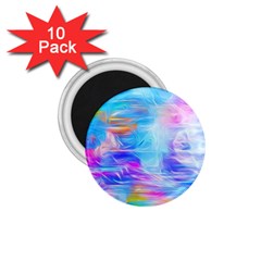 Background Drips Fluid Colorful 1 75  Magnets (10 Pack)  by Sapixe