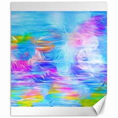 Background Drips Fluid Colorful Canvas 20  X 24 