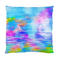 Background Drips Fluid Colorful Standard Cushion Case (one Side) by Sapixe