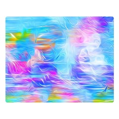 Background Drips Fluid Colorful Double Sided Flano Blanket (large)  by Sapixe