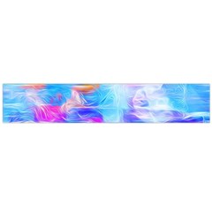 Background Drips Fluid Colorful Large Flano Scarf  by Sapixe