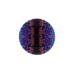 Kaleidoscope Art Pattern Ornament Golf Ball Marker by Sapixe