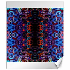 Kaleidoscope Art Pattern Ornament Canvas 8  X 10  by Sapixe