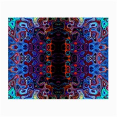 Kaleidoscope Art Pattern Ornament Small Glasses Cloth (2-side) by Sapixe