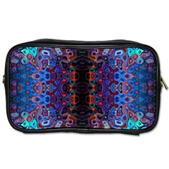 Kaleidoscope Art Pattern Ornament Toiletries Bag (two Sides) by Sapixe