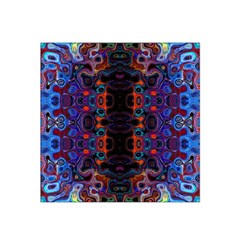 Kaleidoscope Art Pattern Ornament Satin Bandana Scarf by Sapixe