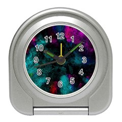 Background Art Abstract Watercolor Travel Alarm Clock