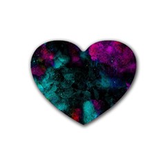 Background Art Abstract Watercolor Heart Coaster (4 Pack)  by Sapixe