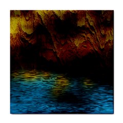 Background Cave Art Abstract Tile Coasters by Sapixe