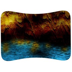 Background Cave Art Abstract Velour Seat Head Rest Cushion by Sapixe