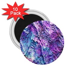 Background Peel Art Abstract 2 25  Magnets (10 Pack)  by Sapixe