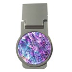 Background Peel Art Abstract Money Clips (Round)  Front