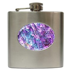 Background Peel Art Abstract Hip Flask (6 Oz) by Sapixe