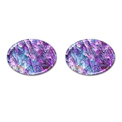 Background Peel Art Abstract Cufflinks (oval)