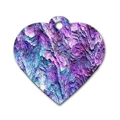 Background Peel Art Abstract Dog Tag Heart (two Sides) by Sapixe