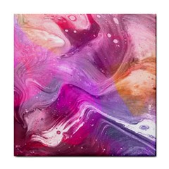 Background Art Abstract Watercolor Tile Coasters by Sapixe