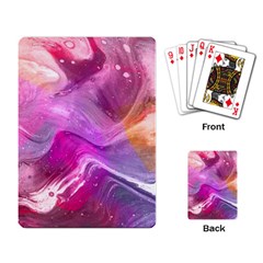 Background Art Abstract Watercolor Playing Cards Single Design by Sapixe