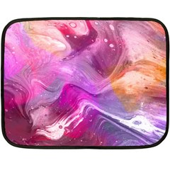 Background Art Abstract Watercolor Fleece Blanket (mini) by Sapixe