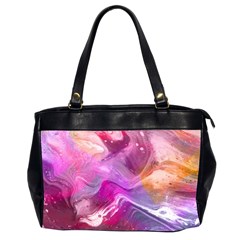 Background Art Abstract Watercolor Oversize Office Handbag (2 Sides) by Sapixe