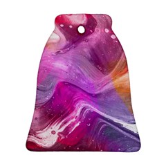 Background Art Abstract Watercolor Bell Ornament (two Sides) by Sapixe