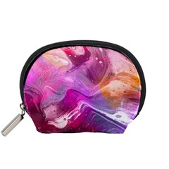 Background Art Abstract Watercolor Accessory Pouch (small) by Sapixe