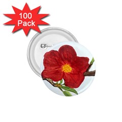 Deep Plumb Blossom 1.75  Buttons (100 pack) 