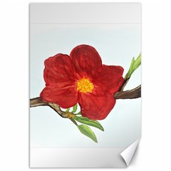 Deep Plumb Blossom Canvas 20  X 30  by lwdstudio