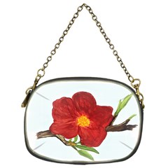 Deep Plumb Blossom Chain Purse (one Side) by lwdstudio