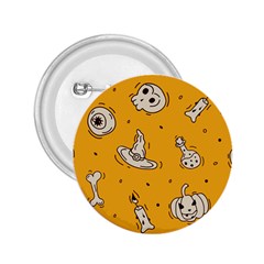 Funny Halloween Party Pattern 2 25  Buttons by HalloweenParty