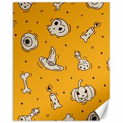 Funny Halloween Party Pattern Canvas 16  X 20  by HalloweenParty