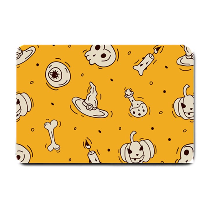 Funny Halloween Party Pattern Small Doormat 