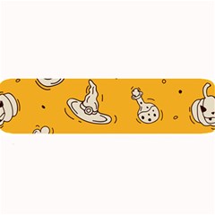 Funny Halloween Party Pattern Large Bar Mats by HalloweenParty