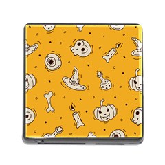 Funny Halloween Party Pattern Memory Card Reader (square 5 Slot) by HalloweenParty