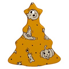 Funny Halloween Party Pattern Ornament (christmas Tree) 