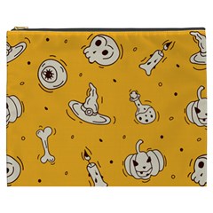 Funny Halloween Party Pattern Cosmetic Bag (xxxl)