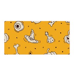 Funny Halloween Party Pattern Satin Wrap by HalloweenParty