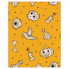 Funny Halloween Party Pattern Drawstring Bag (small) by HalloweenParty