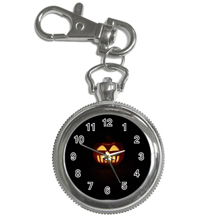 Funny Spooky Scary Halloween Pumpkin Jack O Lantern Key Chain Watches