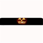 Funny Spooky Scary Halloween Pumpkin Jack O Lantern Small Bar Mats 24 x4  Bar Mat