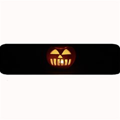 Funny Spooky Scary Halloween Pumpkin Jack O Lantern Large Bar Mats by HalloweenParty