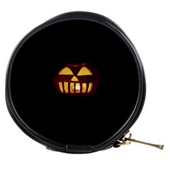 Funny Spooky Scary Halloween Pumpkin Jack O Lantern Mini Makeup Bag by HalloweenParty