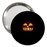 Funny Spooky Scary Halloween Pumpkin Jack O Lantern 3  Handbag Mirrors Front